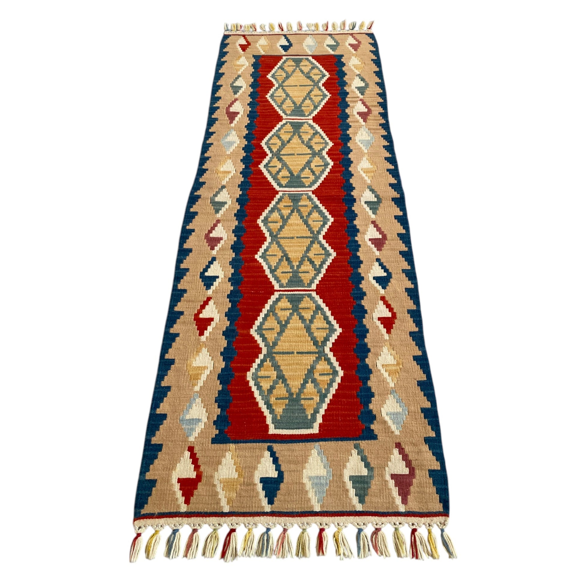 Turkish Kayseri Kilim Runner Rug - Kilim Art Gallery