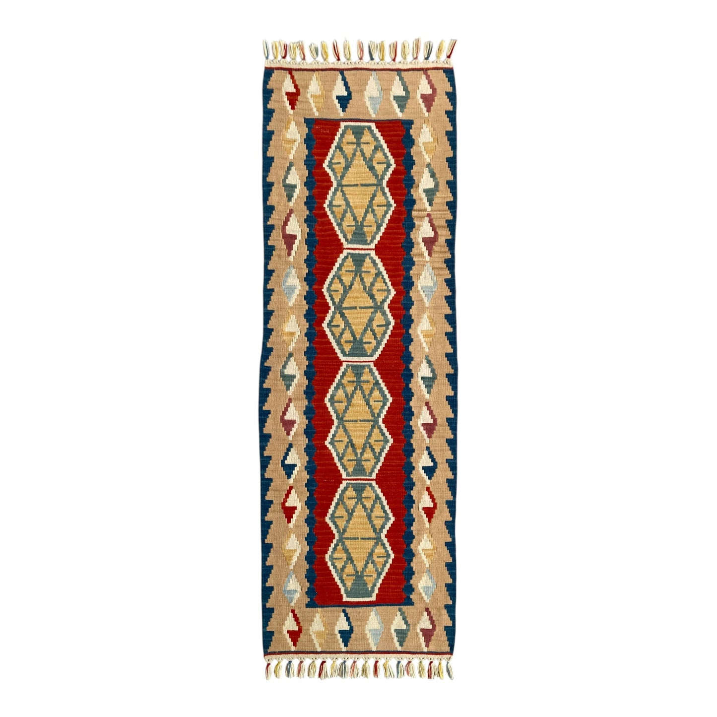 Turkish Kayseri Kilim Runner Rug - Kilim Art Gallery