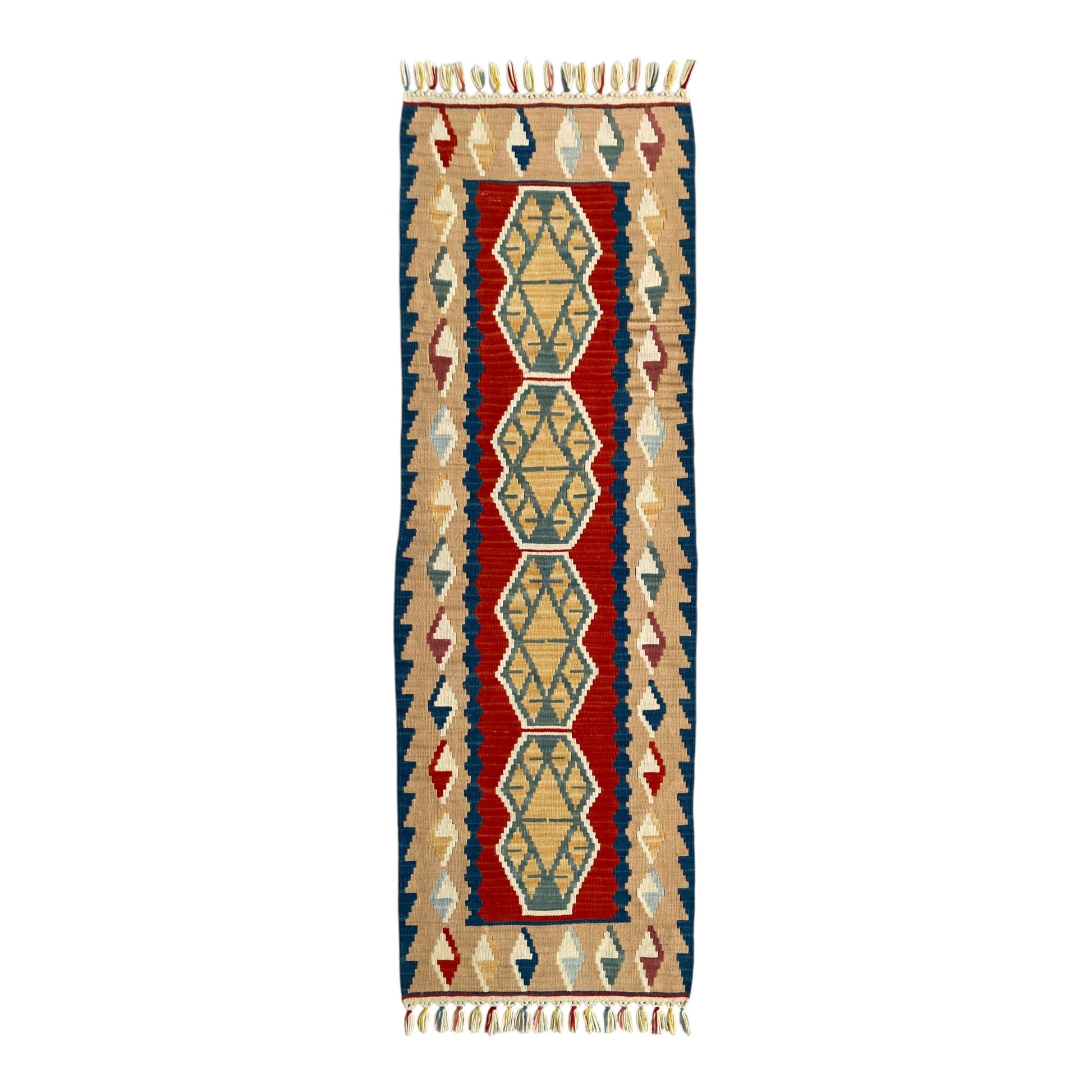 Turkish Kayseri Kilim Runner Rug - Kilim Art Gallery