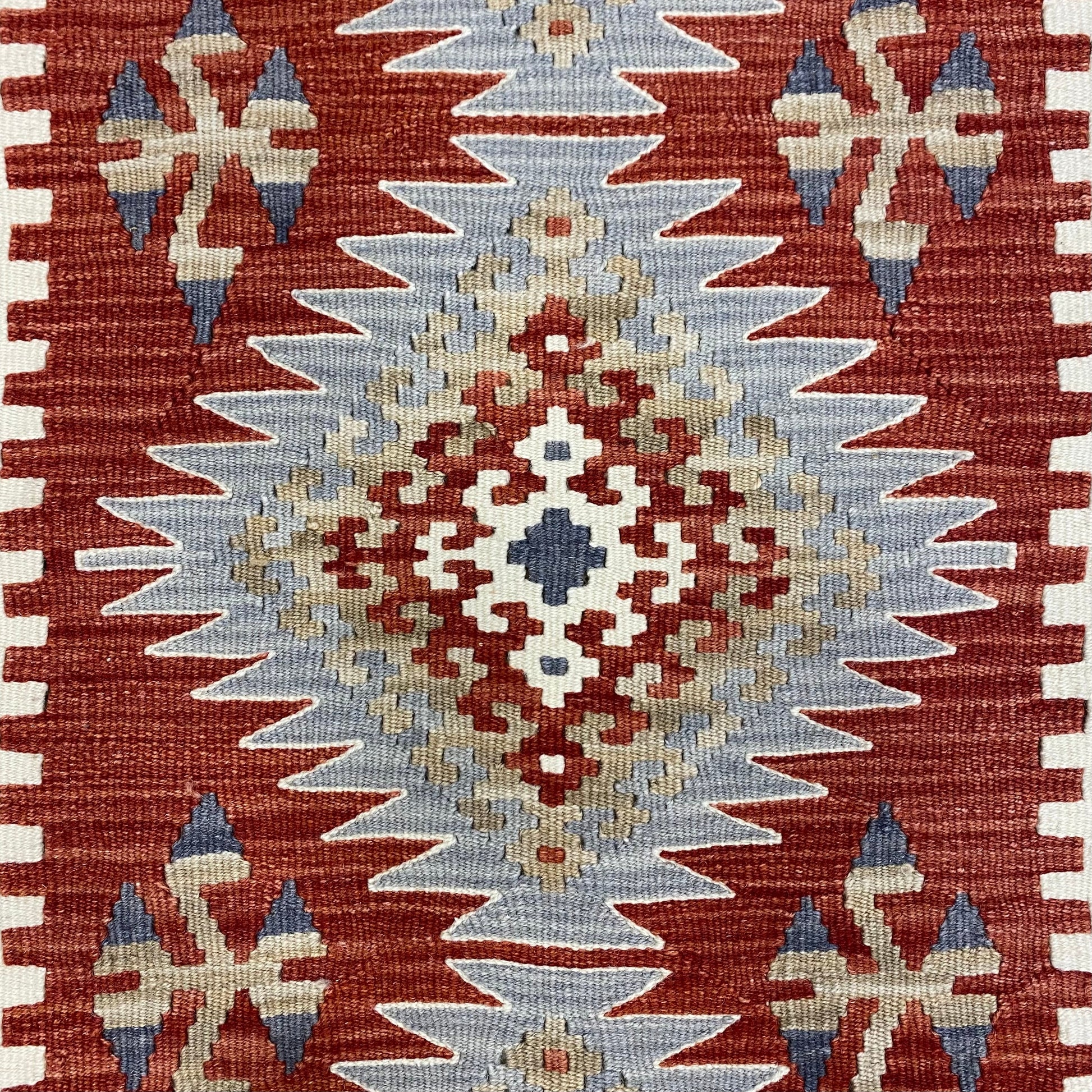 Turkish Kayseri Wool Kilim Rug - Kilim Art Gallery