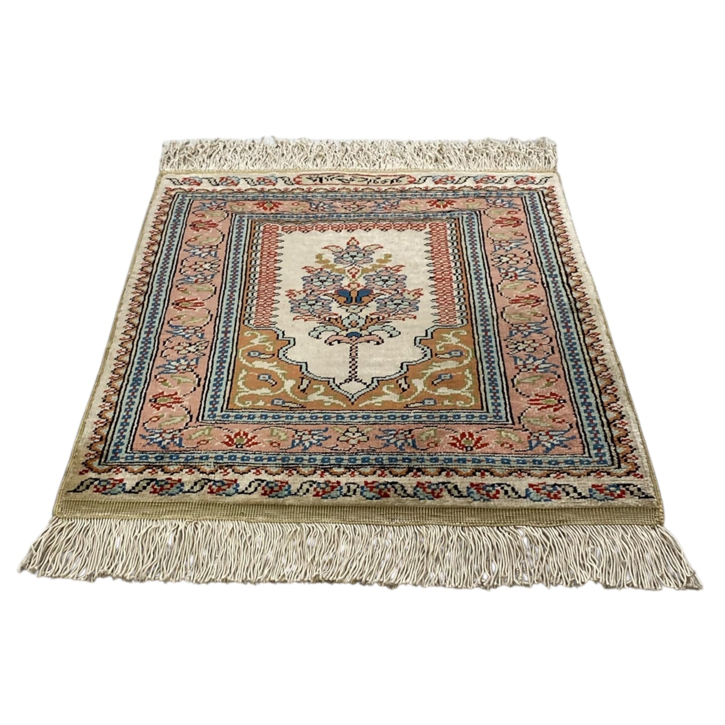 Turkish Silk Rug Wall Hanging - Kilim Art Gallery
