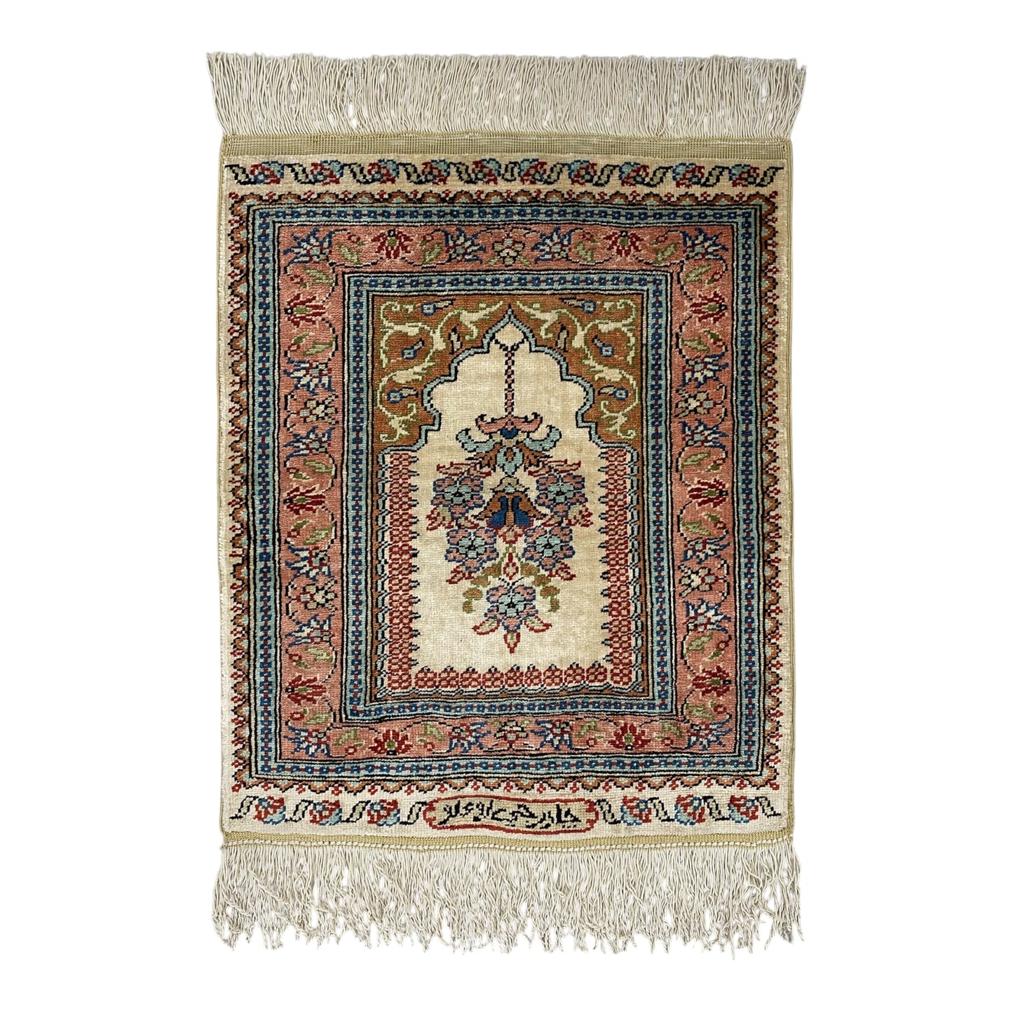 Turkish Silk Rug Wall Hanging - Kilim Art Gallery