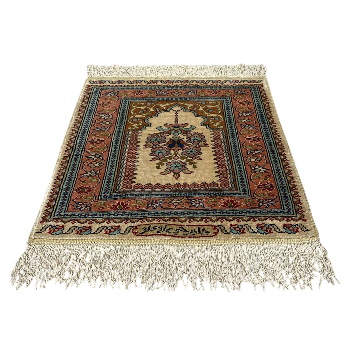 Turkish Silk Rug Wall Hanging - Kilim Art Gallery