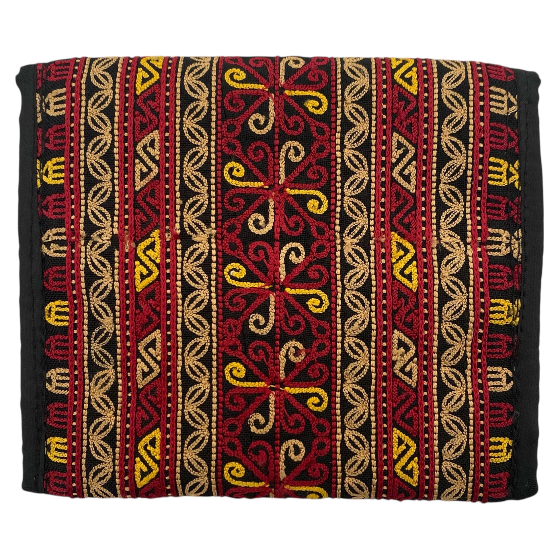 Turkmen Tekke Embroidered Boho Pouch Purse - Kilim Art Gallery