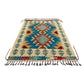 Turqoise Blue Kilim Doormat Bath Mat Rug - Kilim Art Gallery