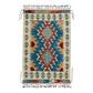 Turqoise Blue Kilim Doormat Bath Mat Rug - Kilim Art Gallery