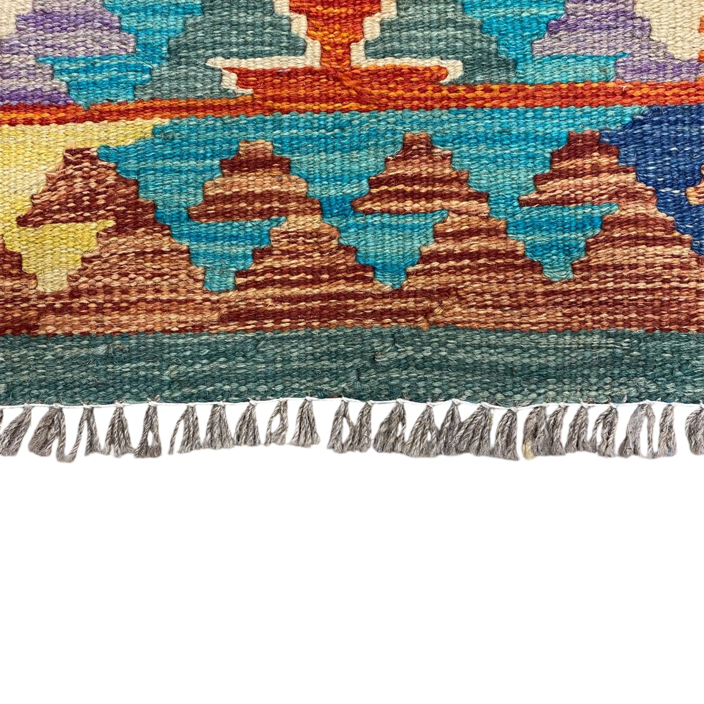 Turquoise Kilim Runner Rug