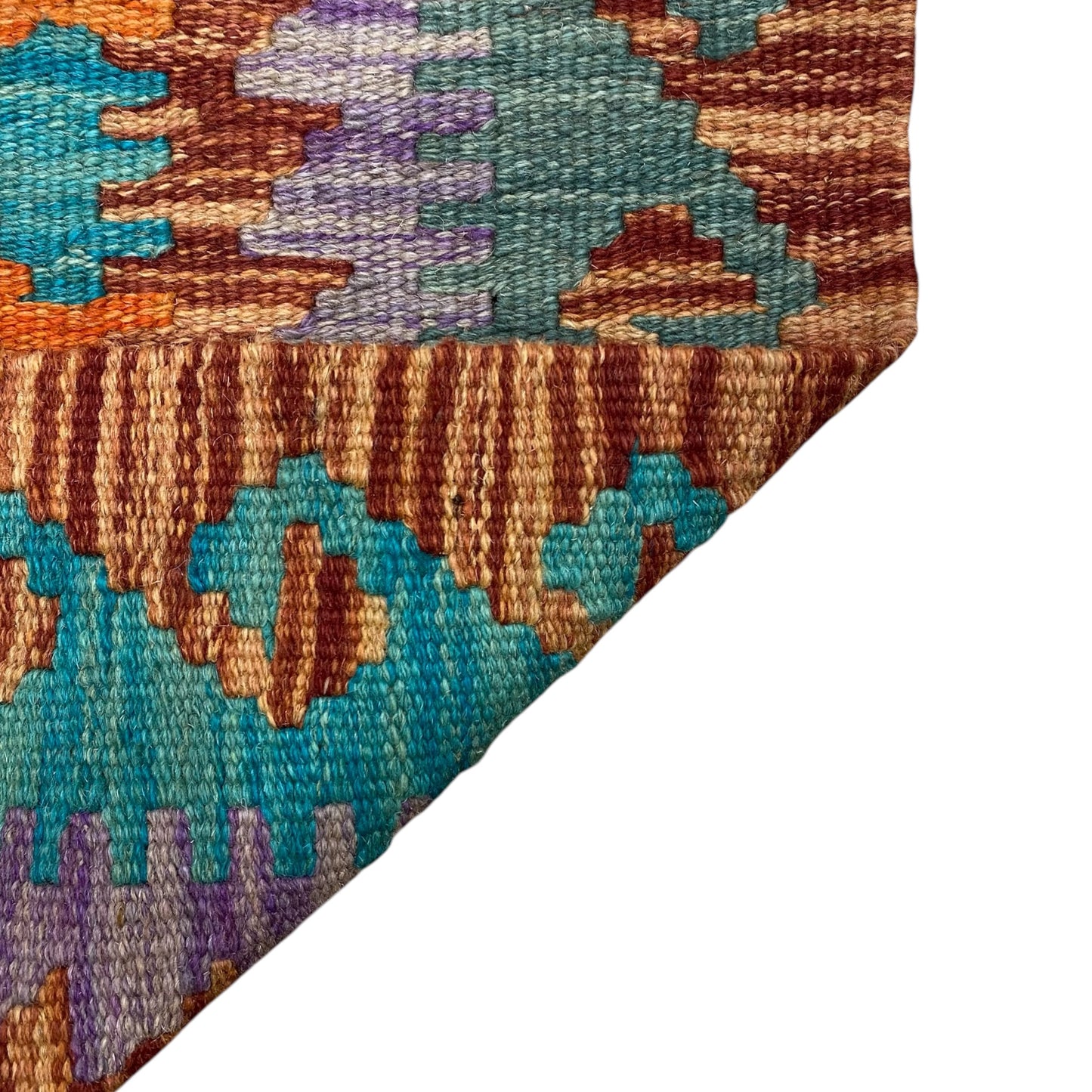 Turquoise Kilim Runner Rug