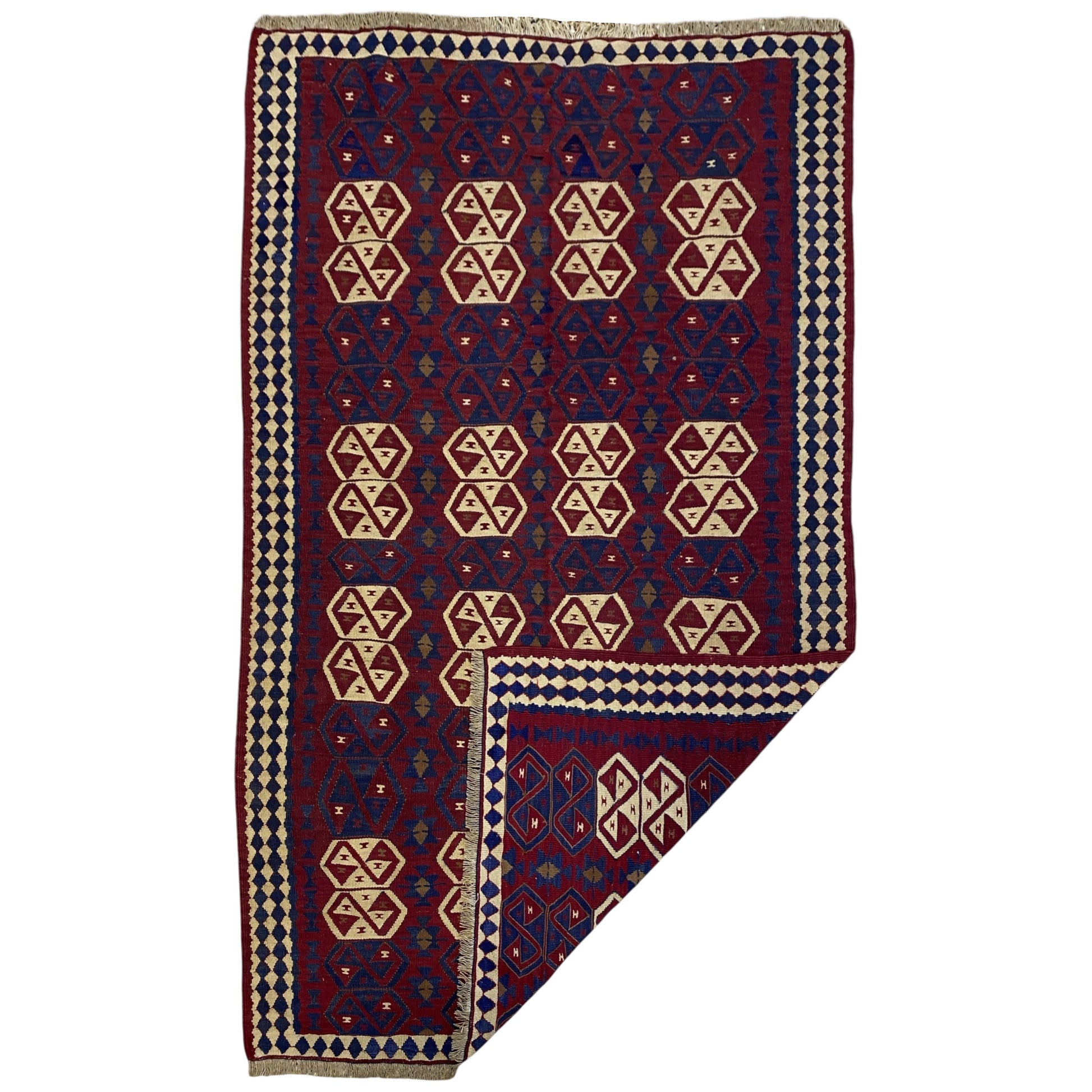 Van Hakkari Tribal Kilim Rug - Kilim Art Gallery