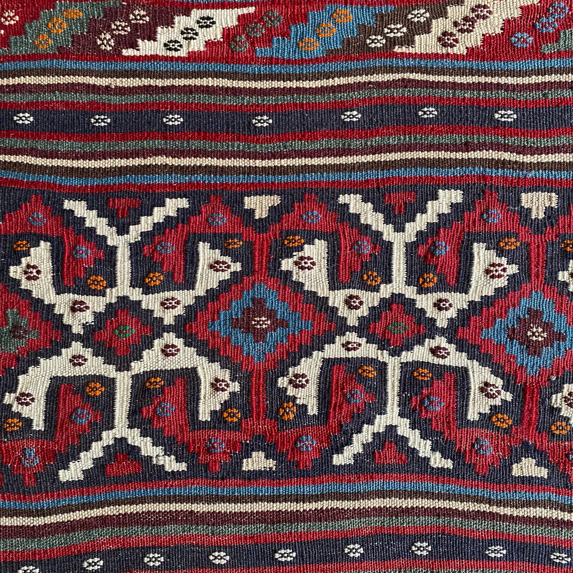Vintage Afshar Kilim Rug - Kilim Art Gallery