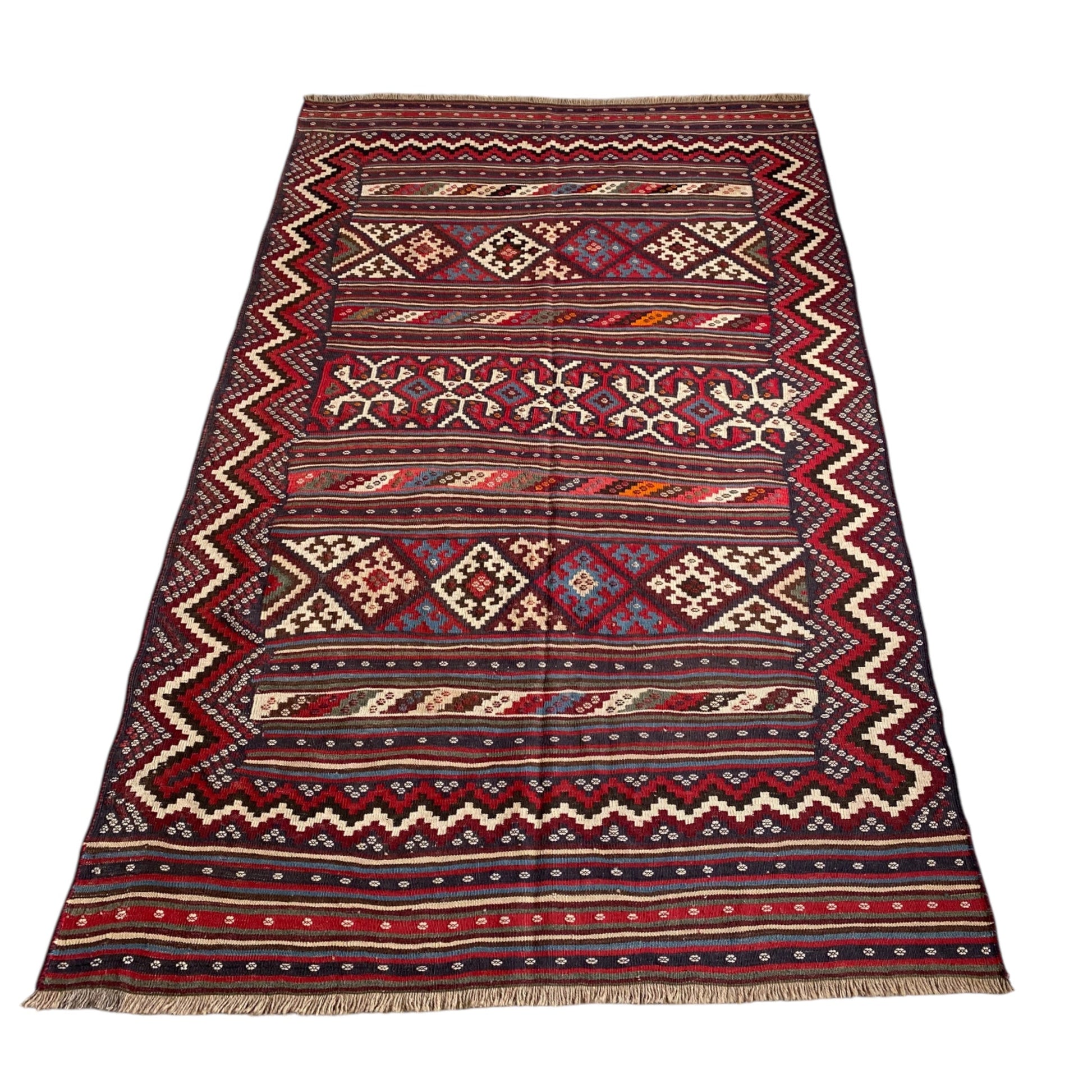 Vintage Afshar Kilim Rug - Kilim Art Gallery