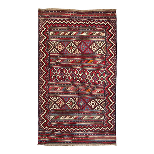 Vintage Afshar Kilim Rug