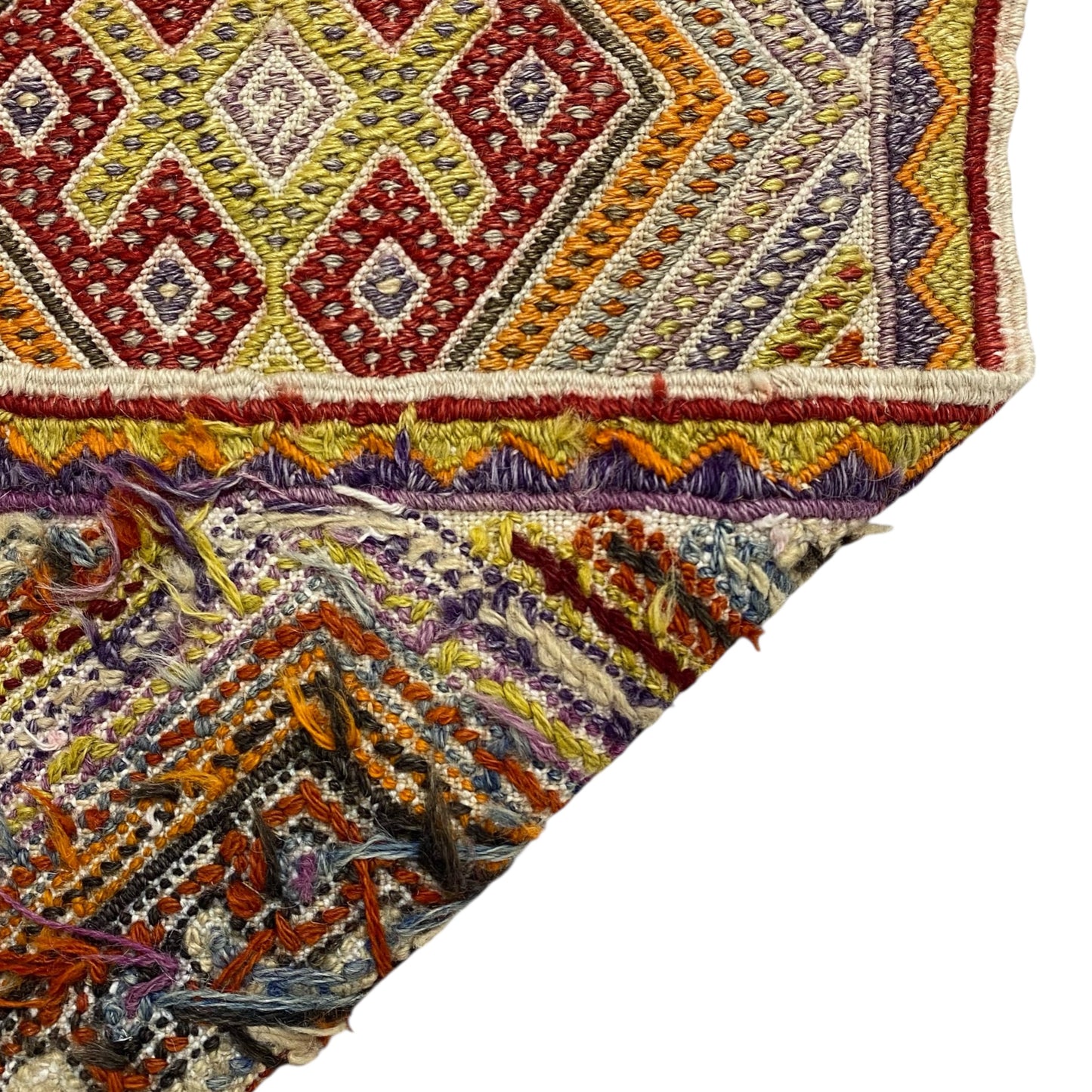 Vintage Anatolian Konya Cicim Kilim Rug - Kilim Art Gallery