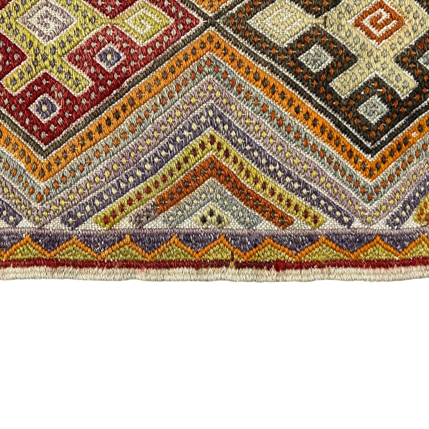 Vintage Anatolian Konya Cicim Kilim Rug - Kilim Art Gallery