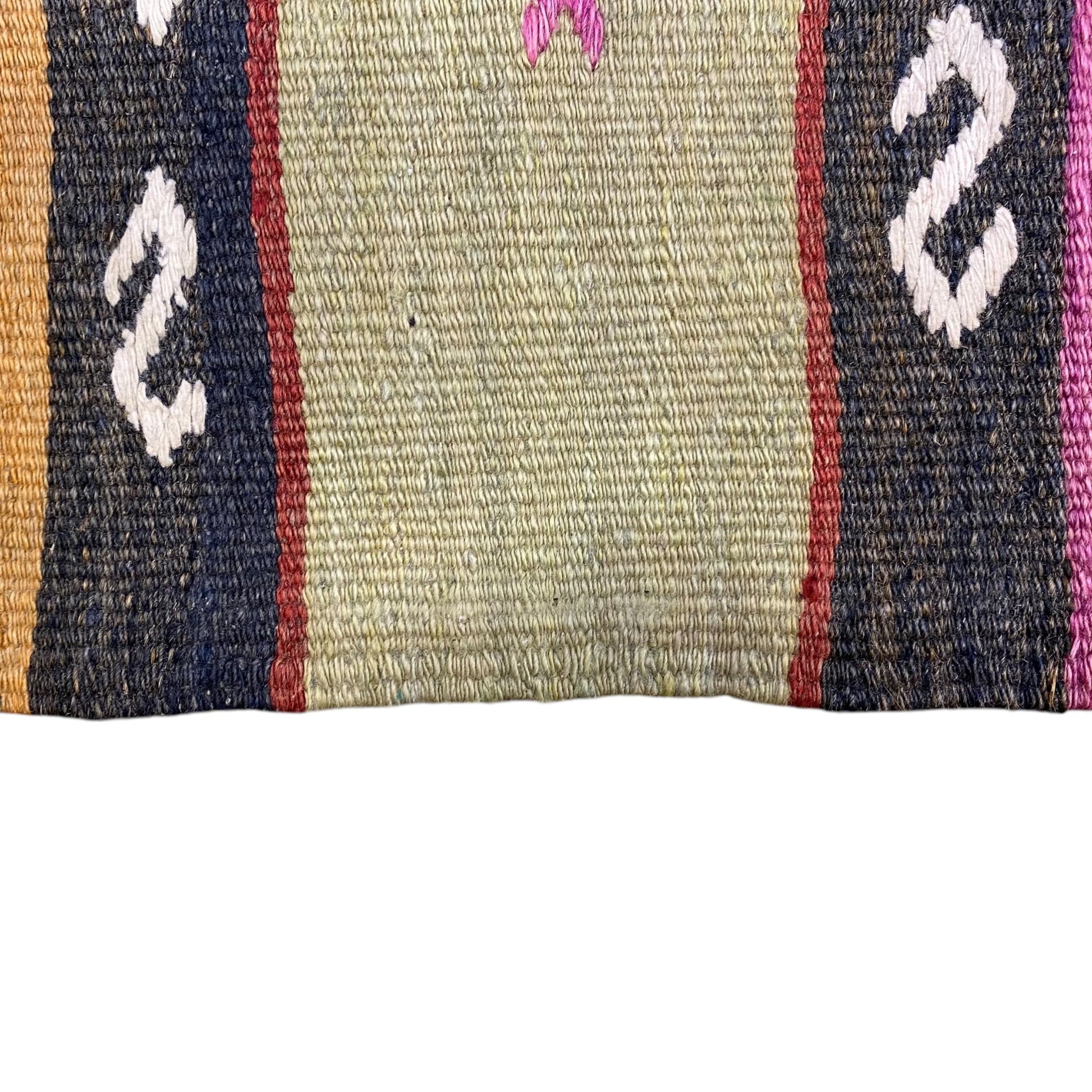 Vintage Anatolian Nomadic Boho Kilim Rug - Kilim Art Gallery