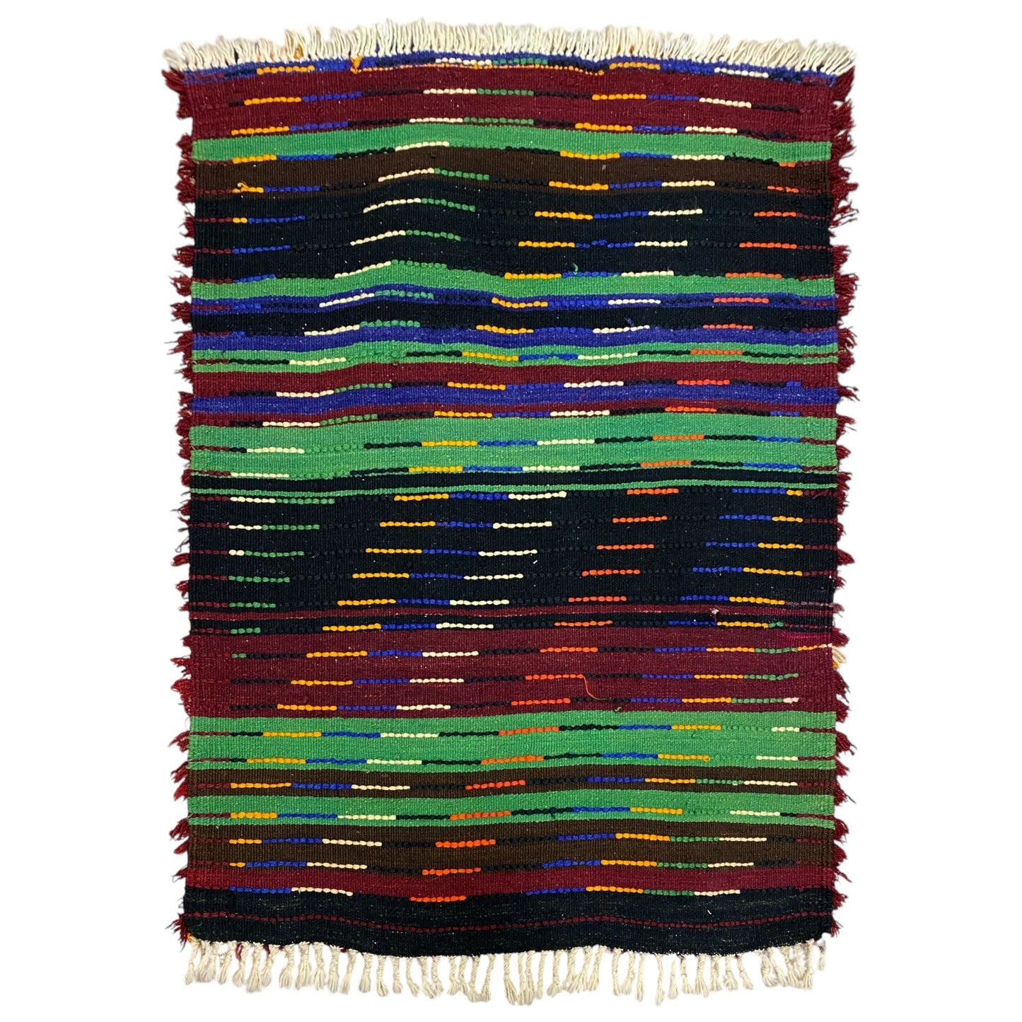 Vintage Anatolian Shaggy Tüllü Yatak Rug - Kilim Art Gallery