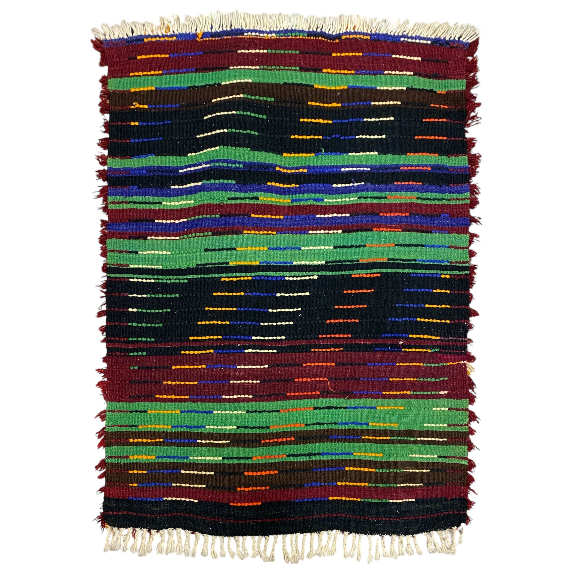 Vintage Anatolian Shaggy Tüllü Yatak Rug - Kilim Art Gallery