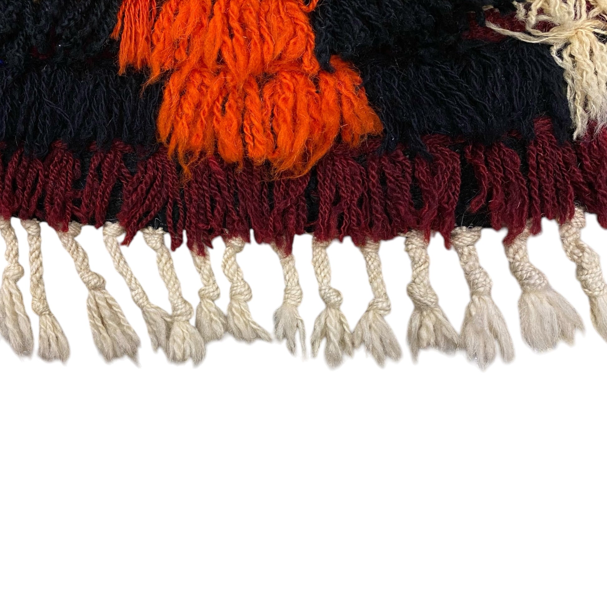 Vintage Anatolian Shaggy Tüllü Yatak Rug - Kilim Art Gallery