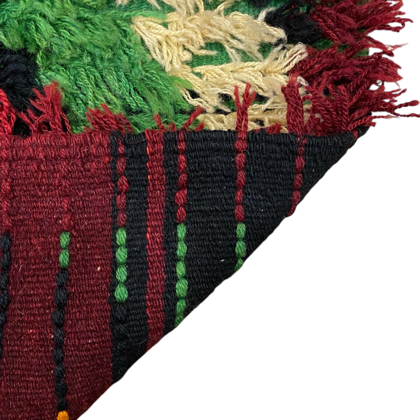 Vintage Anatolian Shaggy Tüllü Yatak Rug - Kilim Art Gallery