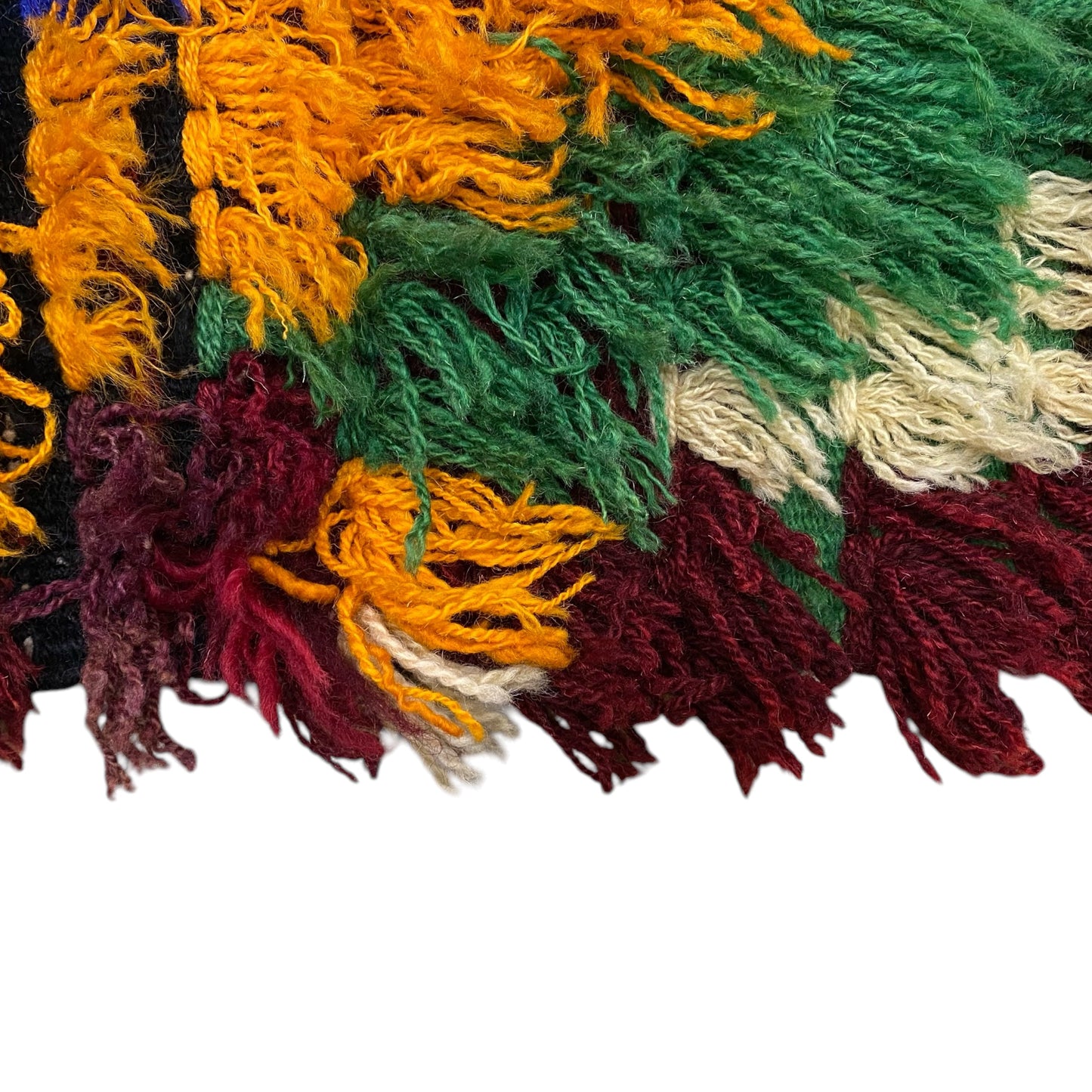 Vintage Anatolian Shaggy Tüllü Yatak Rug - Kilim Art Gallery