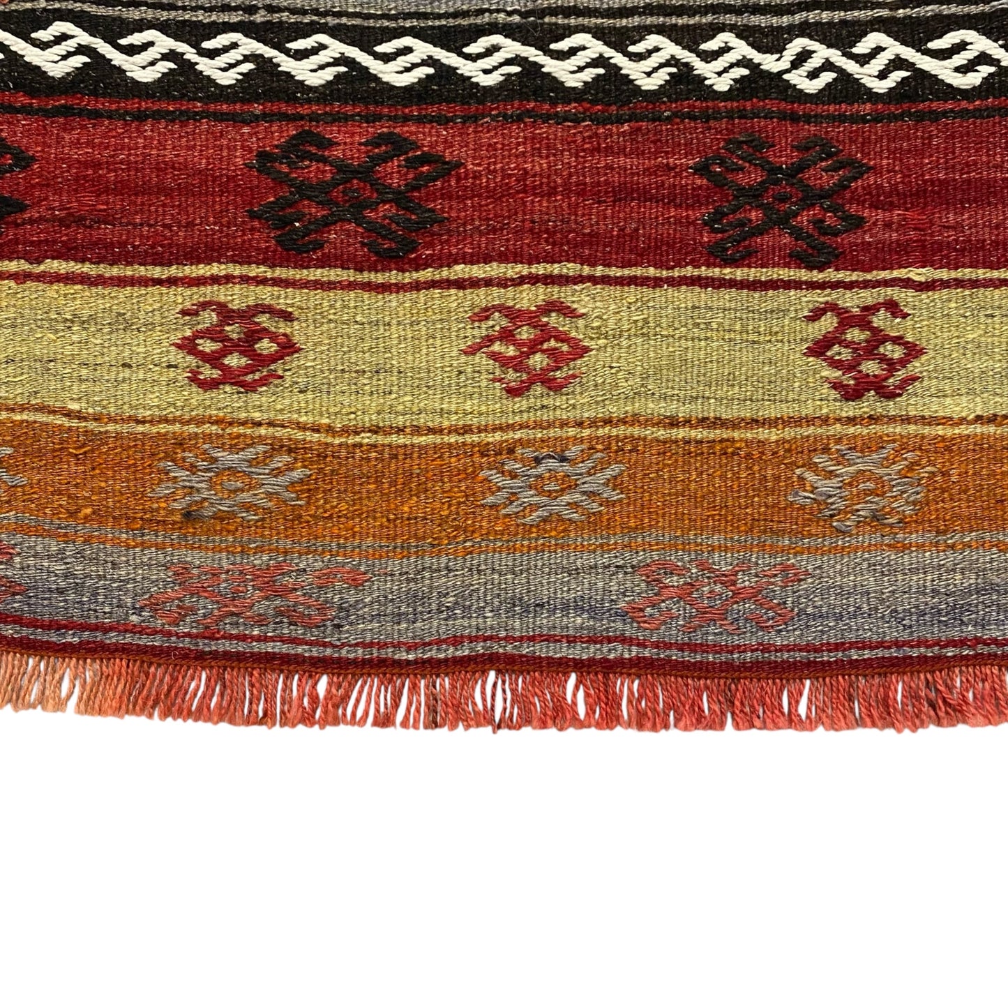 Vintage Anatolian Turkish Kilim Runner Rug - Kilim Art Gallery