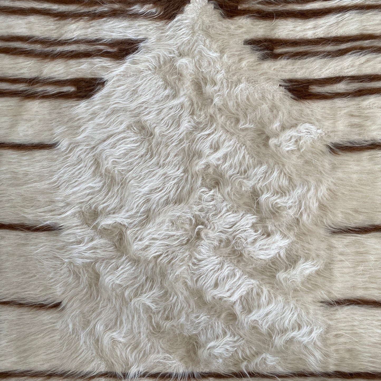 Vintage Angora Mohair Siirt Blanket Kilim Rug - Kilim Art Gallery