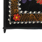 Vintage Black Velvet Suzani Wall Hanging - Kilim Art Gallery