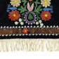 Vintage Black Velvet Suzani Wall Hanging - Kilim Art Gallery