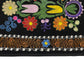 Vintage Black Velvet Suzani Wall Hanging - Kilim Art Gallery