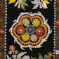 Vintage Black Velvet Suzani Wall Hanging - Kilim Art Gallery