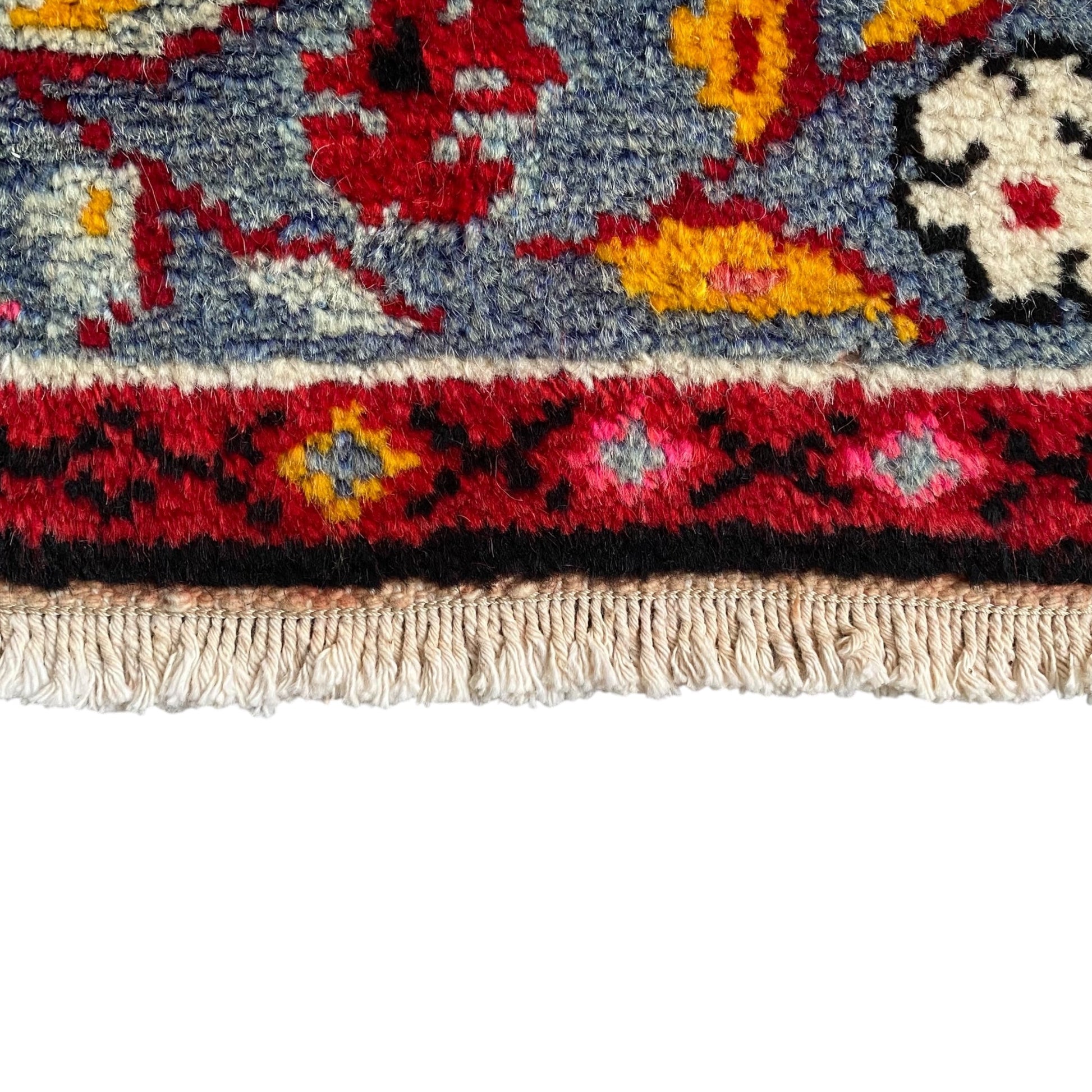 Vintage Bohemian Turkish Güney Rug Carpet - Kilim Art Gallery