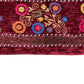 Vintage Burgundy Velvet Suzani - Kilim Art Gallery