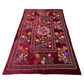 Vintage Burgundy Velvet Suzani - Kilim Art Gallery
