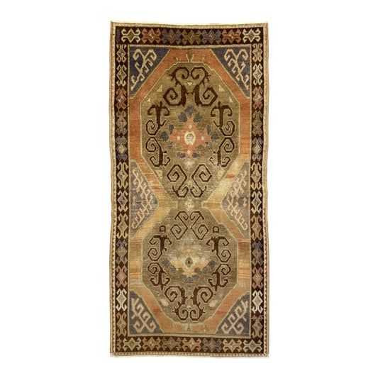 Vintage Cloudband Kazak Rug - Kilim Art Gallery