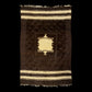 Vintage Dark Brown Angora Mohair Siirt Blanket Kelim Rug - Kilim Art Gallery