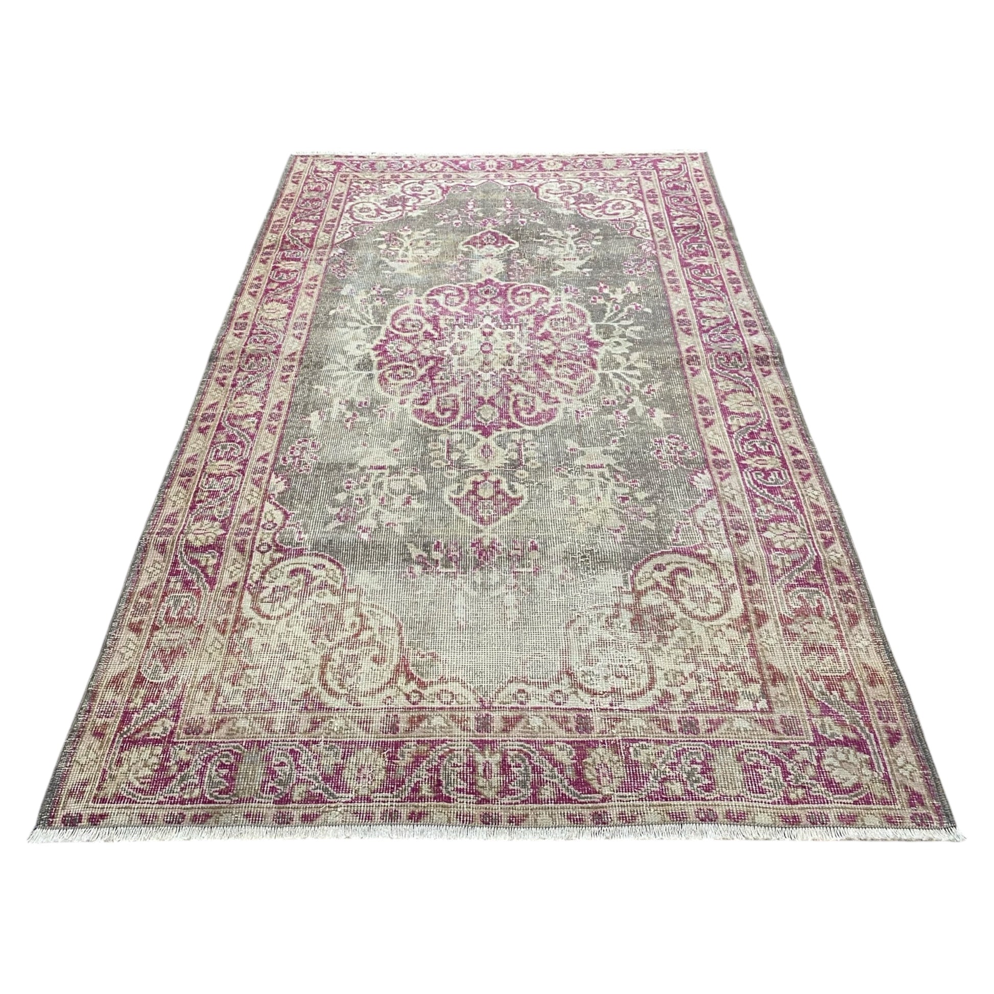 Vintage Decorative Turkish Oushak Rug - Kilim Art Gallery