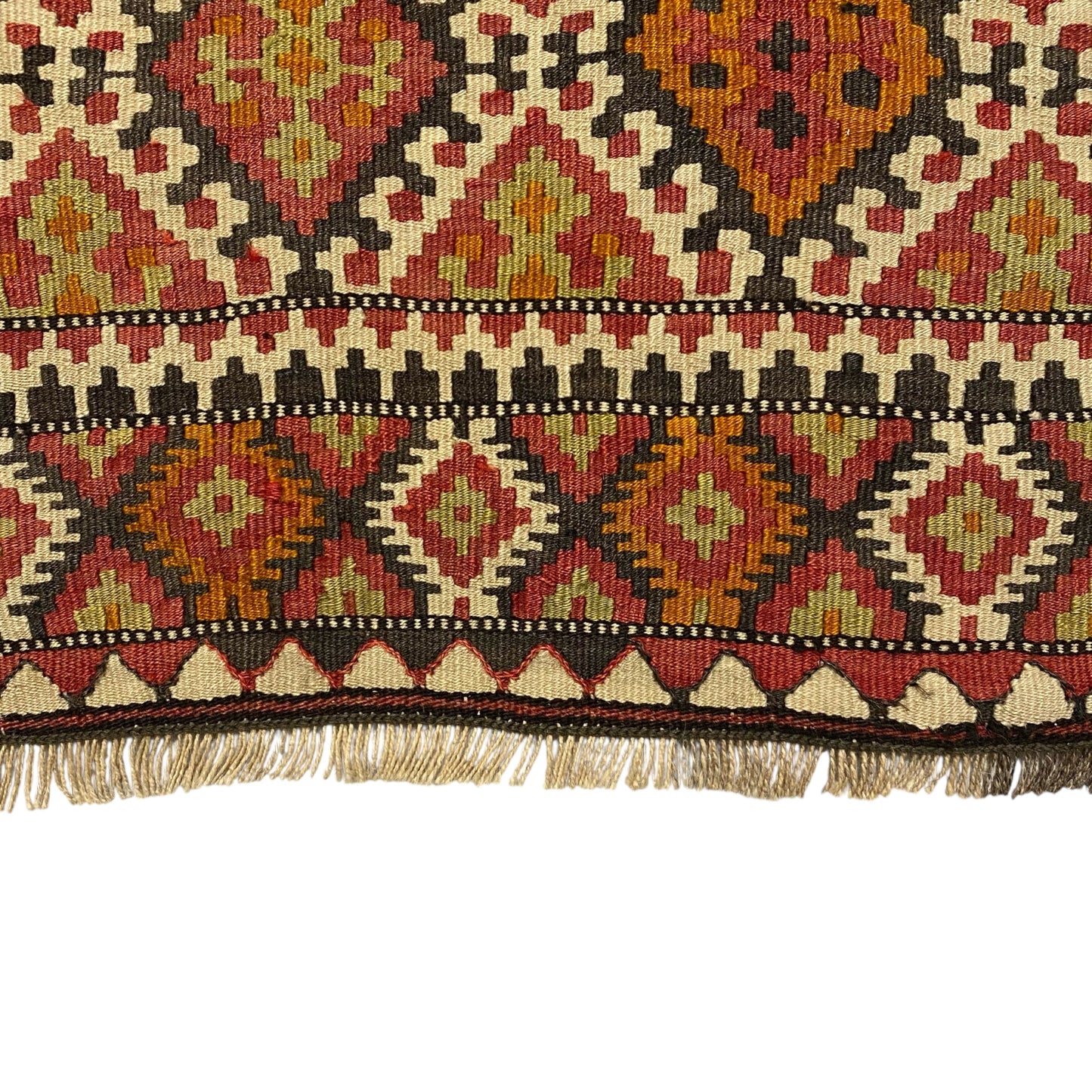 Vintage East Anatolian Erzurum Kilim Yastik Rug - Kilim Art Gallery