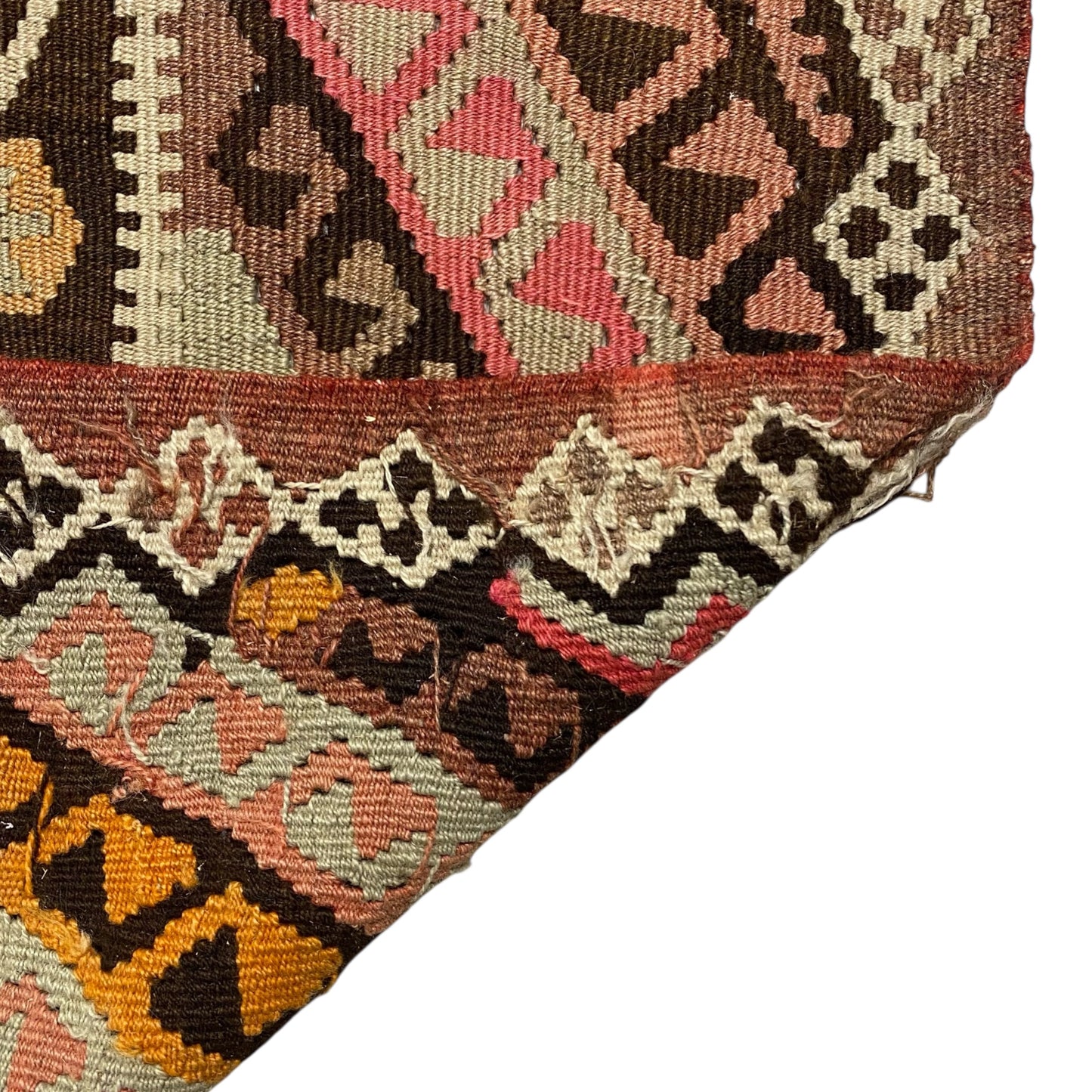 Vintage East Anatolian Shawl Design Kilim Rug - Kilim Art Gallery