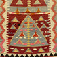 Vintage Ethnic Primitive Anatolian Aksehir Kilim Rug - Kilim Art Gallery