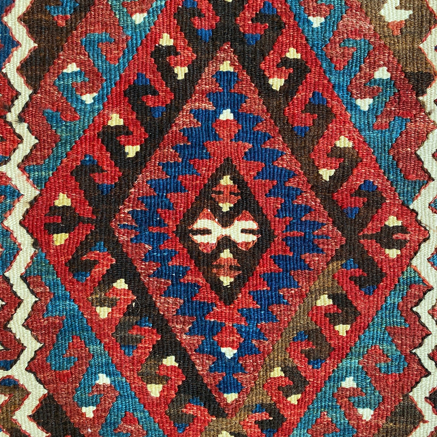 Vintage Fethiye Kilim Rug - Kilim Art Gallery
