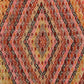 Vintage Geometric Design Turkish Nomadic Cicim Kilim Rug - Kilim Art Gallery