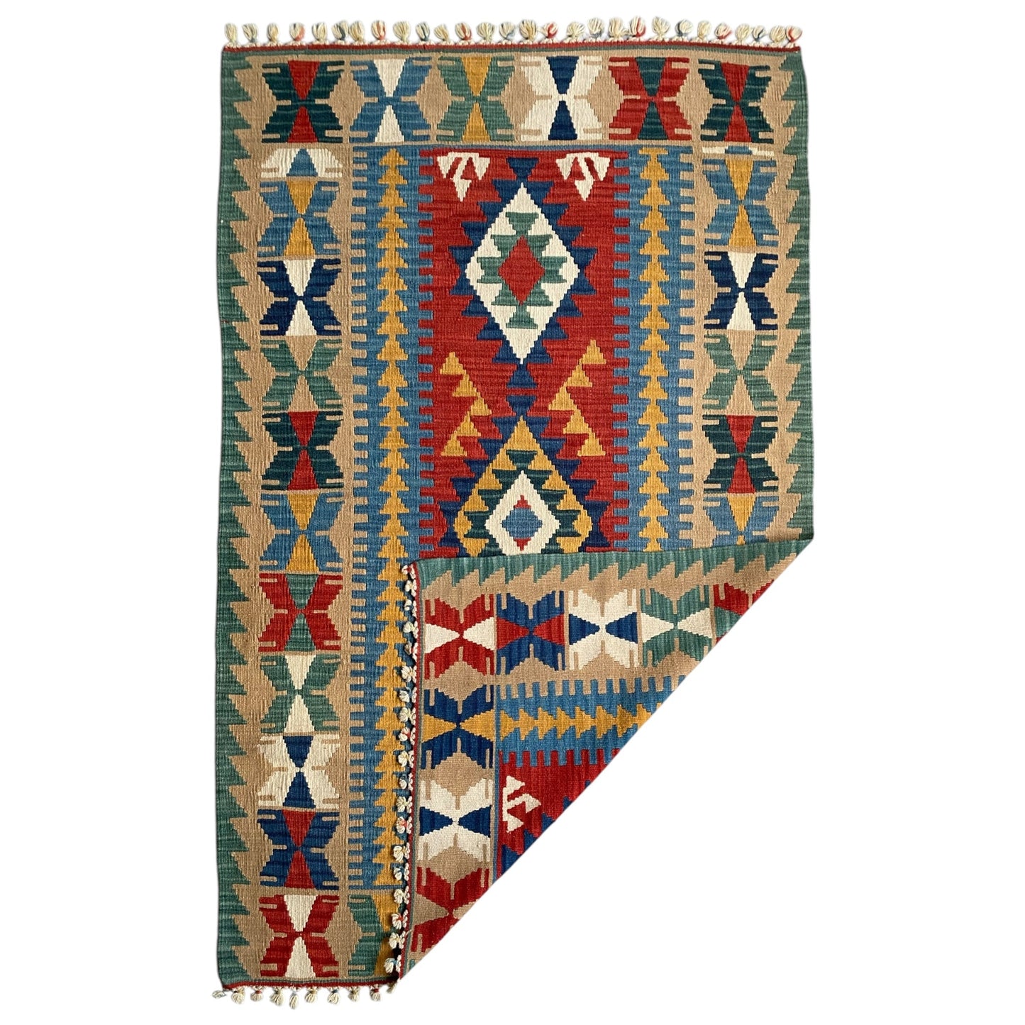 Vintage Kayseri Kilim Rug - Kilim Art Gallery