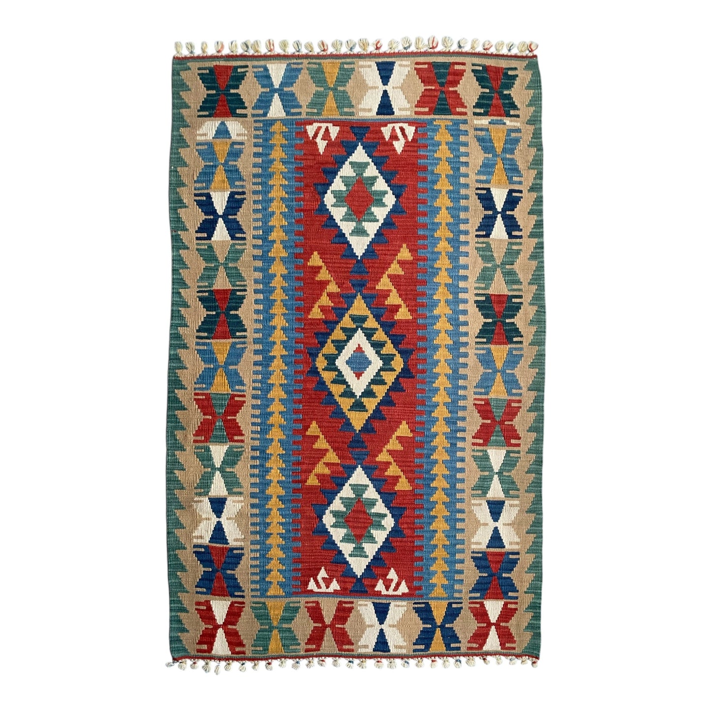 Vintage Kayseri Kilim Rug - Kilim Art Gallery
