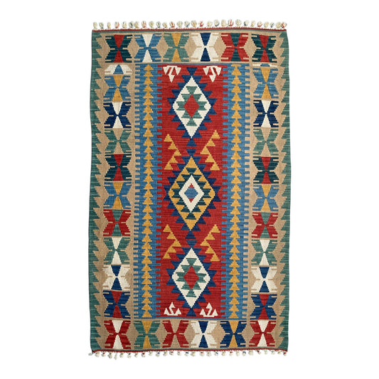 Vintage Kayseri Kilim Rug