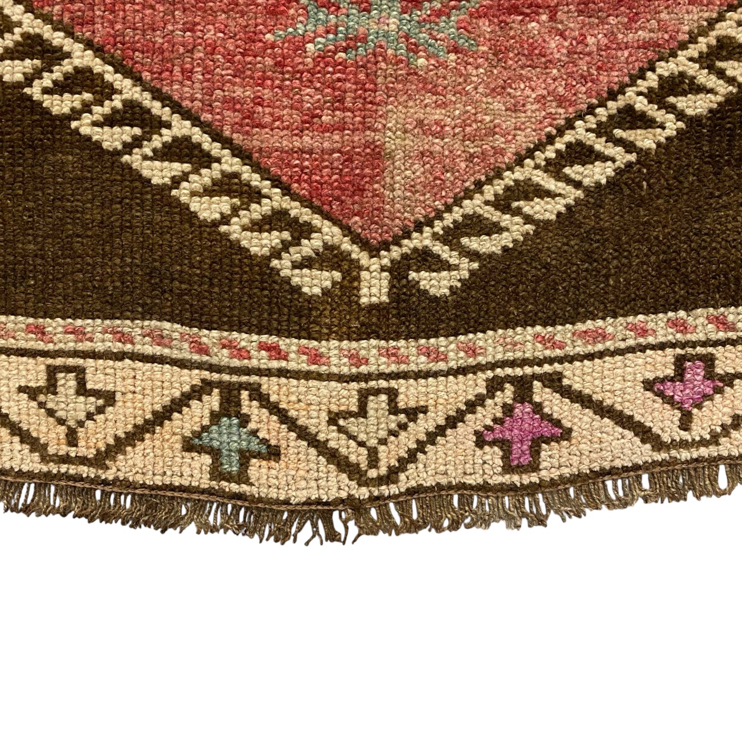 Vintage Kitchen Oushak Runner Rug 3'x10' - Kilim Art Gallery