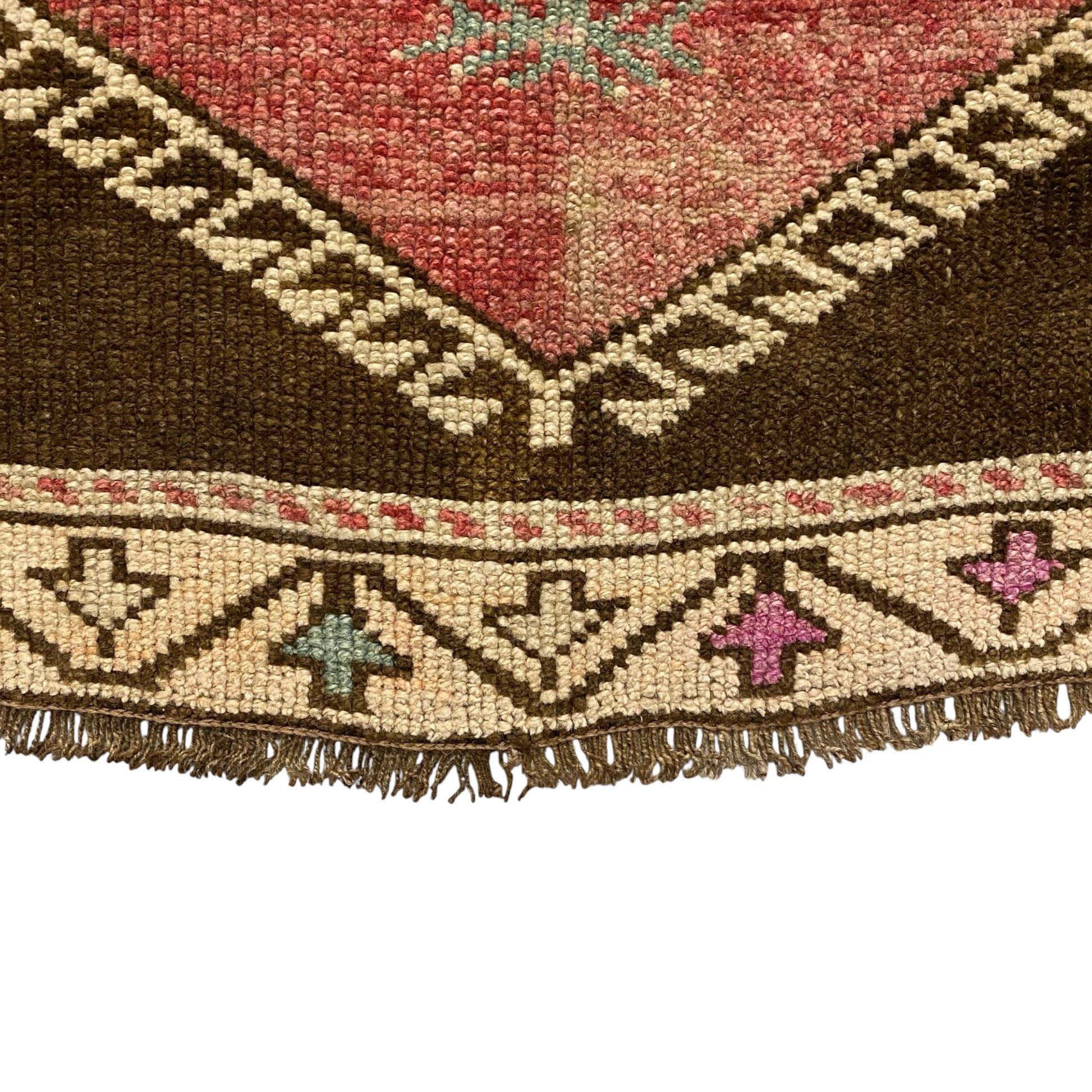 Vintage Kitchen Oushak Runner Rug 3'x10' - Kilim Art Gallery