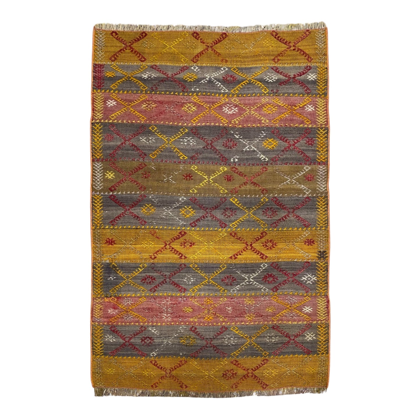 Vintage Malatya Kilim Rug - Kilim Art Gallery