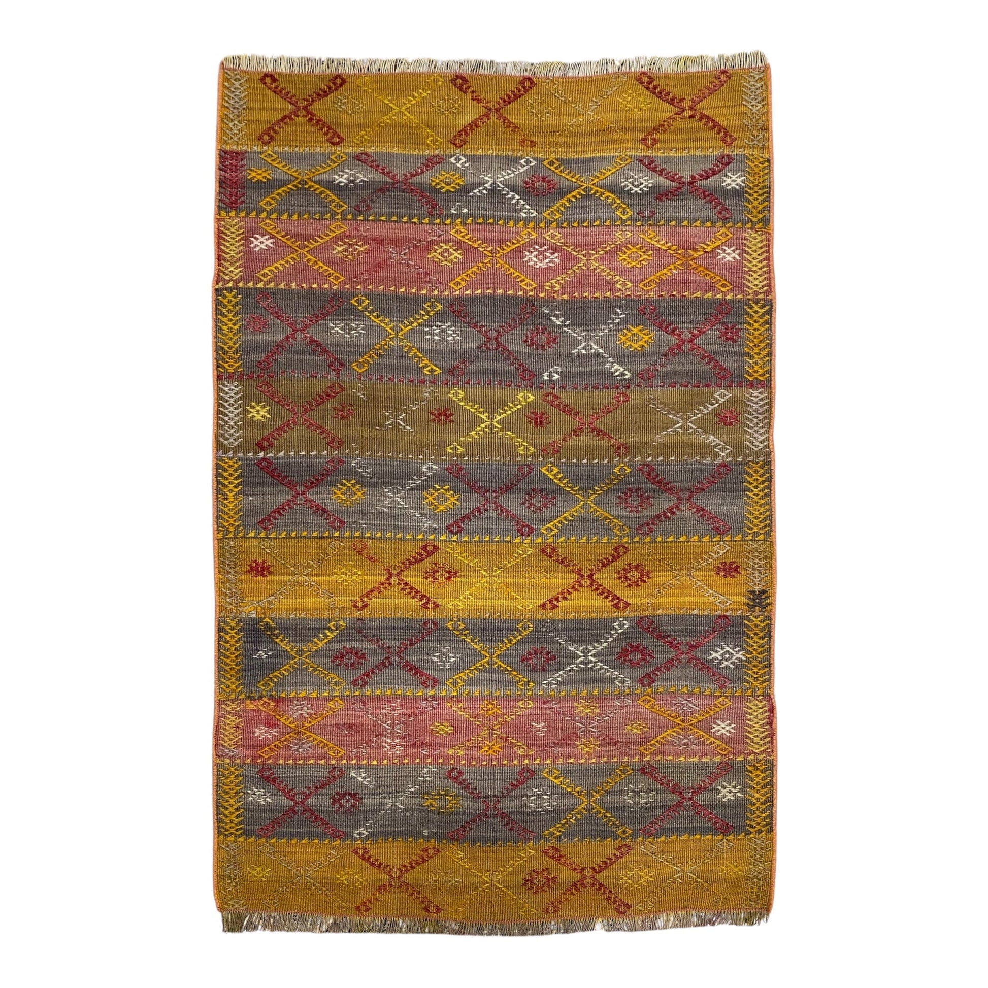 Vintage Malatya Kilim Rug - Kilim Art Gallery