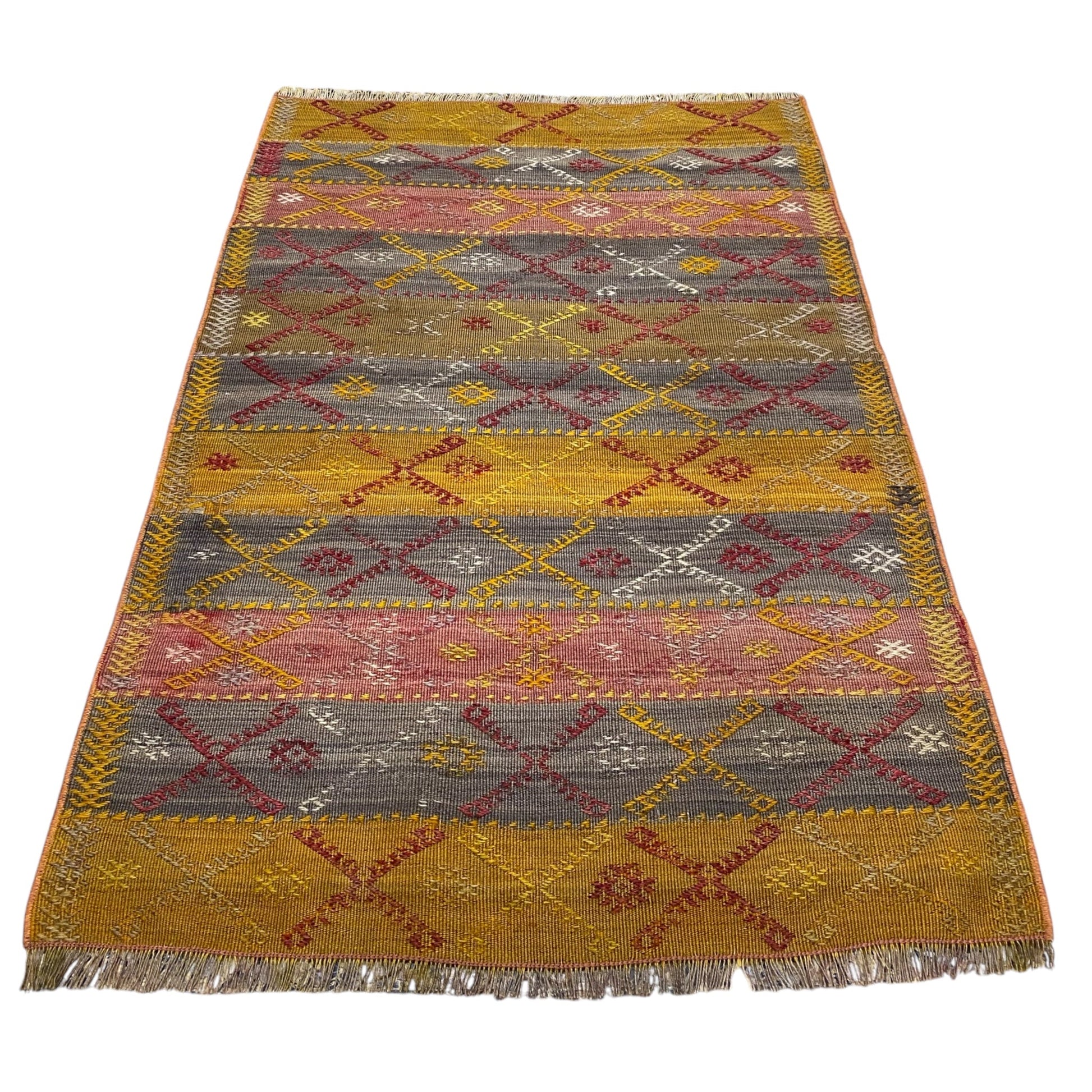 Vintage Malatya Kilim Rug - Kilim Art Gallery