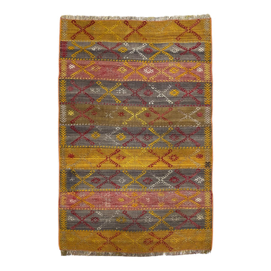 Vintage Malatya Kilim Rug